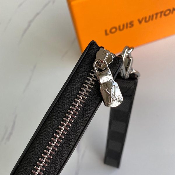 Replica LV Zippy Dragonne N60379 Black Compact Wallet - Image 7