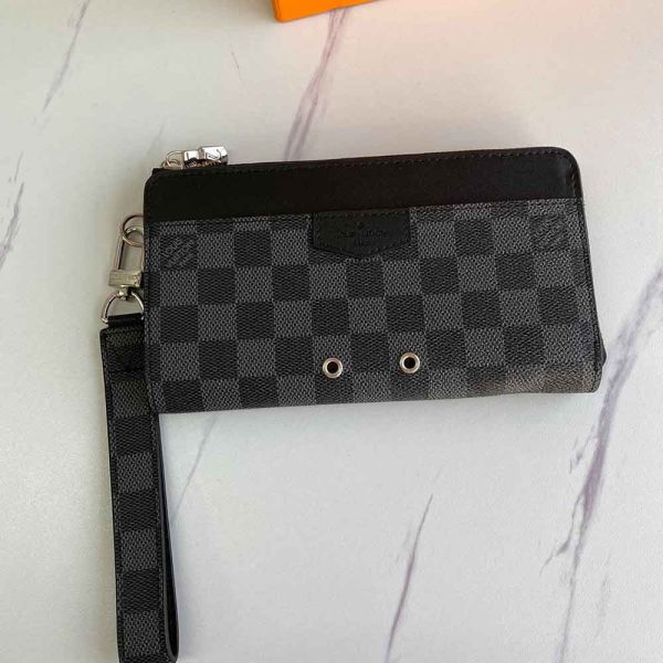 Replica LV Zippy Dragonne N60379 Black Compact Wallet - Image 12
