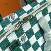 Best Replicas Bags - Replica LV Keepall Bandouliere 45 Green & Black Travel Bag Shop For Best Louis Vuitton LV Replica Bags With Cheap Price