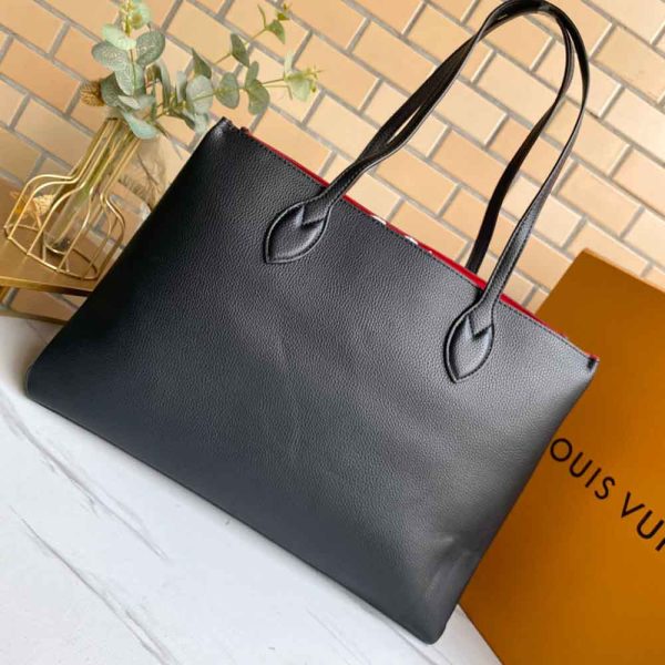 Replica LV Lockme Shopper M57346 - Beige/Black/Green - Image 7