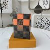 Best Replicas Bags - LV Replica Passport Cover in White, Blue & Orange - Style N60410 Shop For Best Louis Vuitton LV Replica Bags With Cheap Price