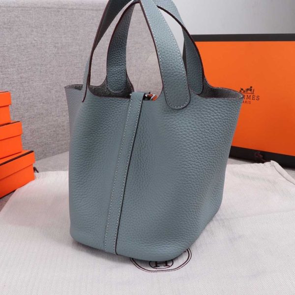 Replica Hermes Picotin Lock Bag 22Cm & 18Cm - Blue, Orange, Pink - Image 2
