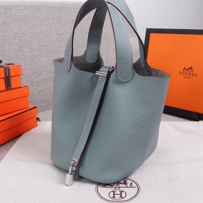 Replica Hermes Picotin Lock Bag 22Cm & 18Cm - Blue, Orange, Pink