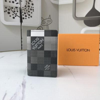 LV Replica Pocket Organizer N40411 White/Blue/Orange
