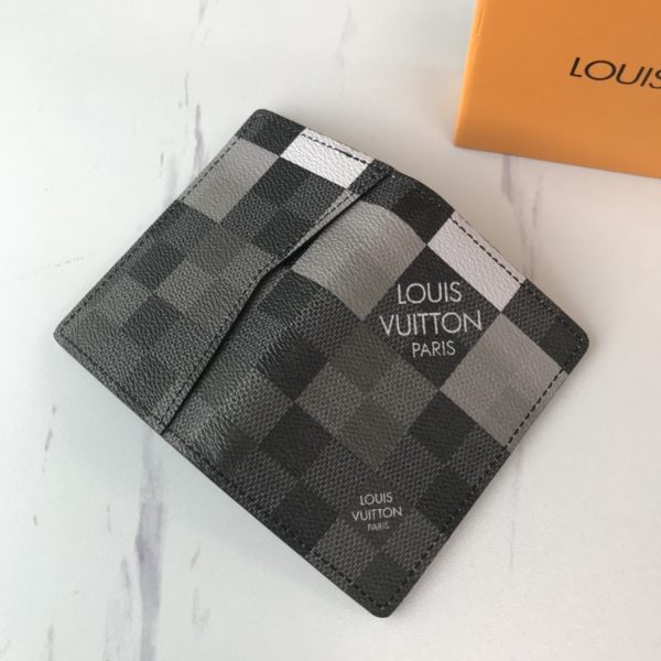 LV Replica Pocket Organizer N40411 White/Blue/Orange - Image 5