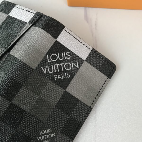 LV Replica Pocket Organizer N40411 White/Blue/Orange - Image 7