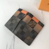 Best Replicas Bags - LV Replica Pocket Organizer N40411 White/Blue/Orange Shop For Best Louis Vuitton LV Replica Bags With Cheap Price