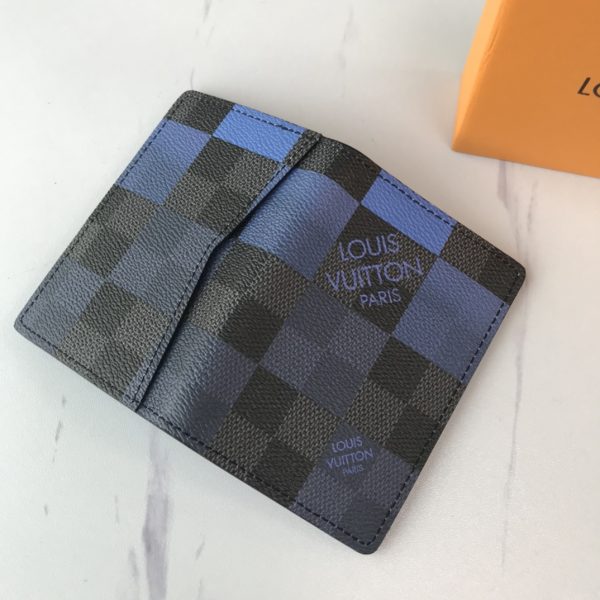 LV Replica Pocket Organizer N40411 White/Blue/Orange - Image 17