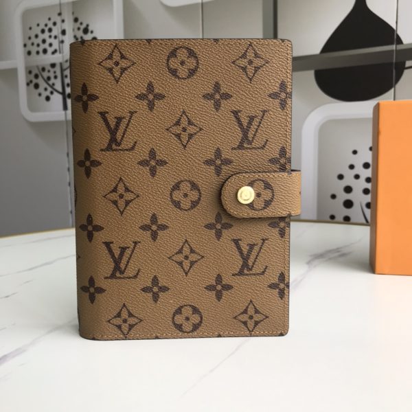 Replica LV Medium Ring Agenda Cover R20105 in Brown - Image 15