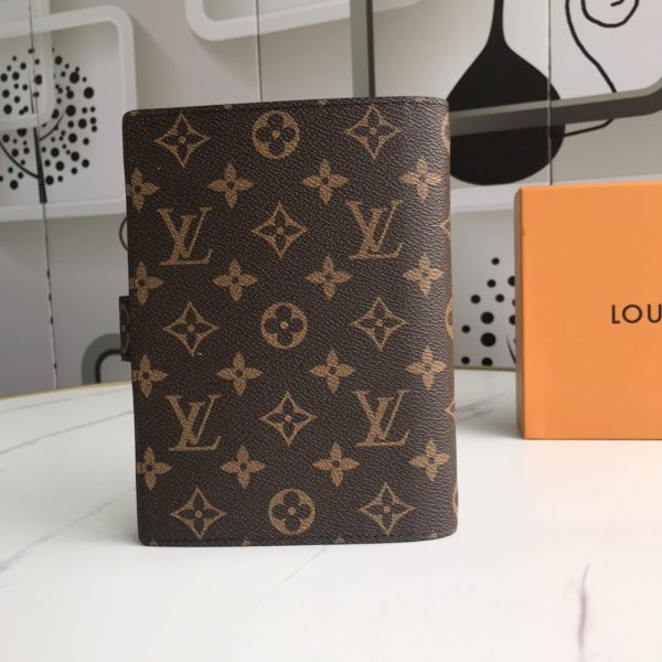 Replica LV Medium Ring Agenda Cover R20105 in Brown - Image 3