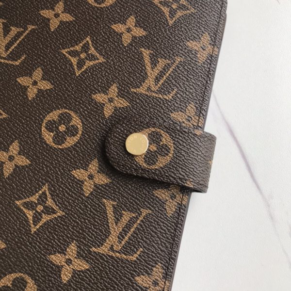 Replica LV Medium Ring Agenda Cover R20105 in Brown - Image 5