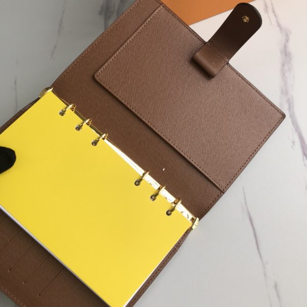 Replica LV Medium Ring Agenda Cover R20105 in Brown - Image 9