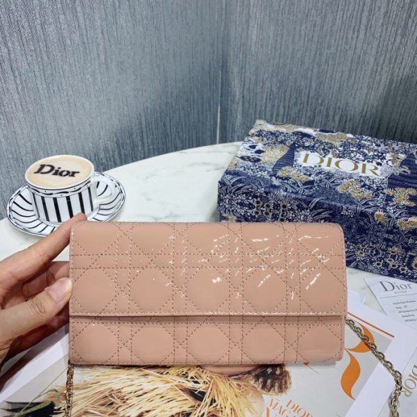 Dior Lady Long Wallet Replica - Elegant & Affordable Design - Image 9