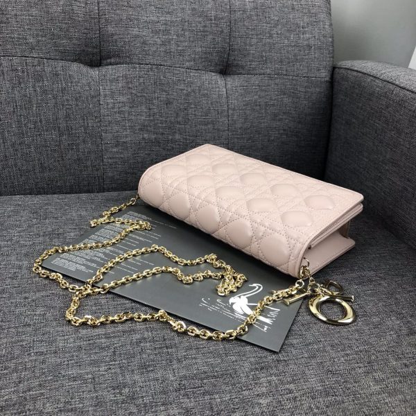 Dior Lady Pouch Replica - Black & Pink Style - Image 5