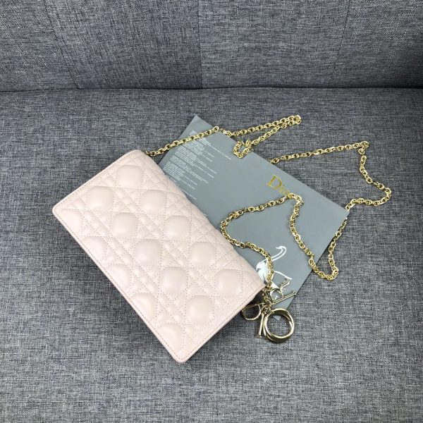 Dior Lady Pouch Replica - Black & Pink Style - Image 7