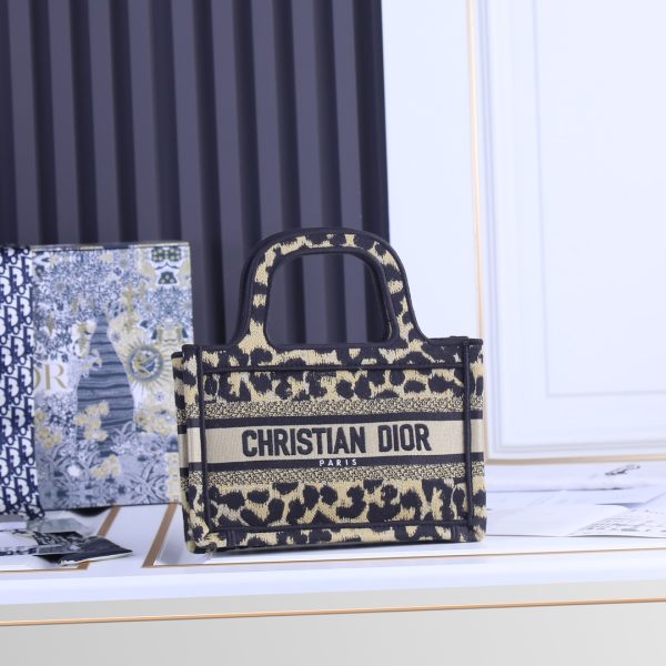 Multicolor Dior Mizza Mini Book Tote - Stylish Replica - Image 2