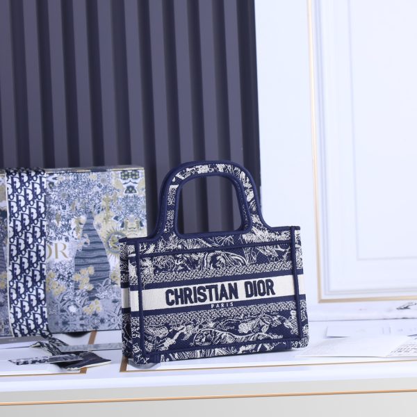 Dior Toile De Jouy Mini Book Tote Replica Bag - Image 2