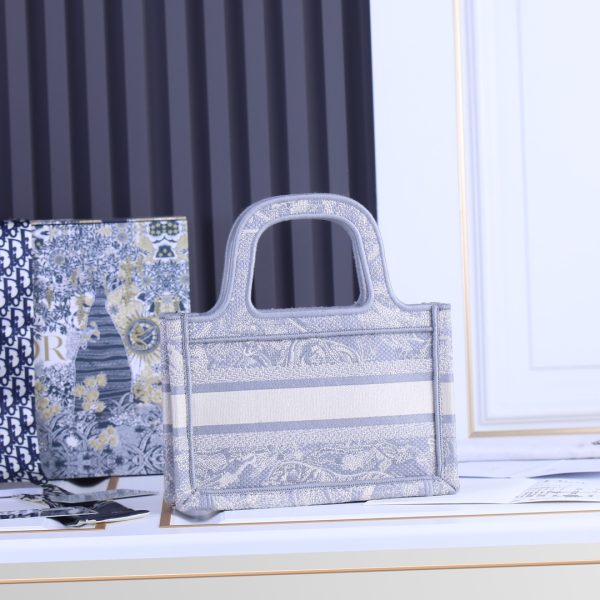 Dior Toile De Jouy Mini Book Tote Replica Bag - Image 11