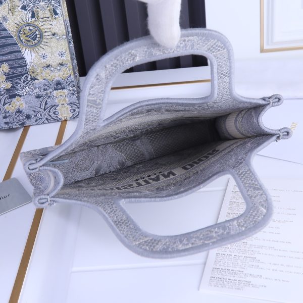 Dior Toile De Jouy Mini Book Tote Replica Bag - Image 13