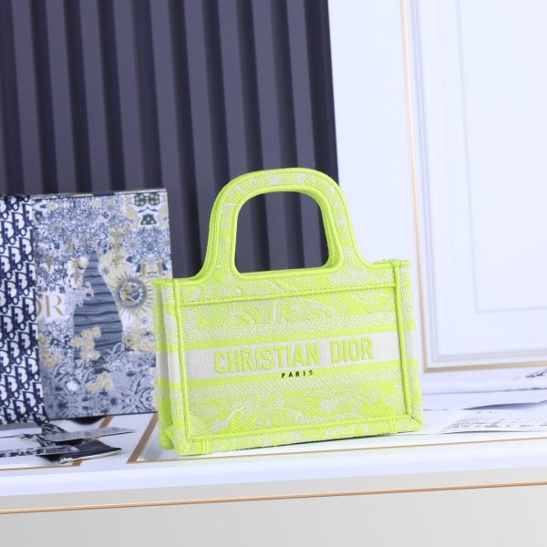 Dior Toile De Jouy Mini Book Tote Replica Bag - Image 14