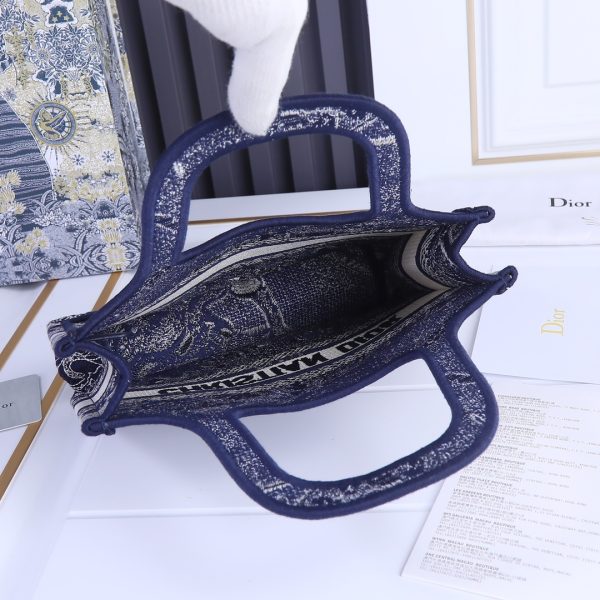Dior Toile De Jouy Mini Book Tote Replica Bag - Image 5