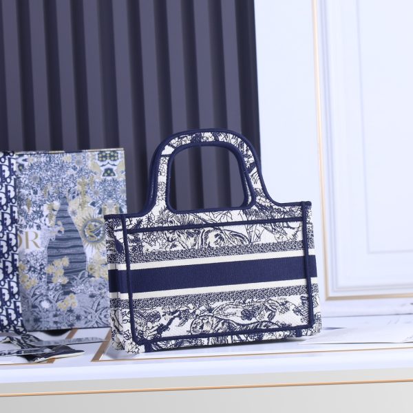 Dior Toile De Jouy Mini Book Tote Replica Bag - Image 7