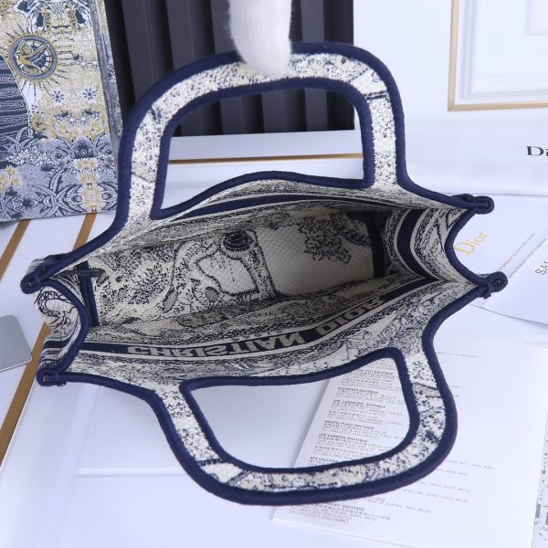 Dior Toile De Jouy Mini Book Tote Replica Bag - Image 9