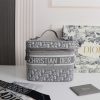 Best Replicas Bags - Replica Dior Navy/Gray Travel Vanity Case – Stylish & Compact Shop For Best Louis Vuitton LV Replica Bags With Cheap Price