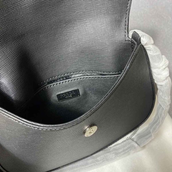 Prada Saffiano Leather Mini Pouch Replica Compact Handbag - Image 7