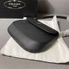Best Replicas Bags - Prada Saffiano Leather Mini Pouch Replica Compact Handbag Shop For Best Louis Vuitton LV Replica Bags With Cheap Price