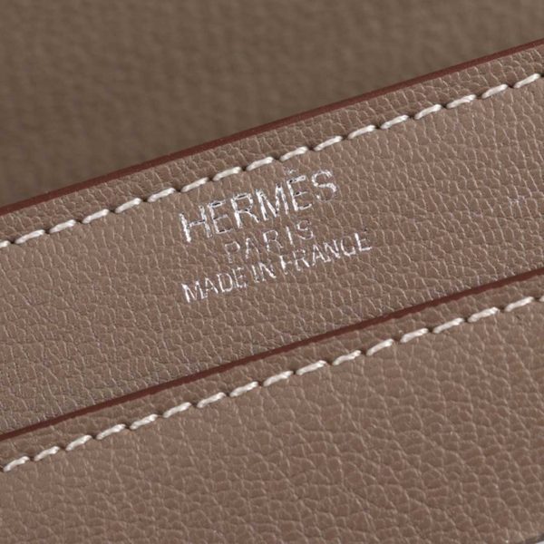 Replica Hermes Verrou Mini Bag in Beige, Black & Brown - Image 6