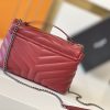 Best Replicas Bags - YSL Loulou Small Matelasse Leather Bag - Black, Beige, Red Shop For Best Louis Vuitton LV Replica Bags With Cheap Price