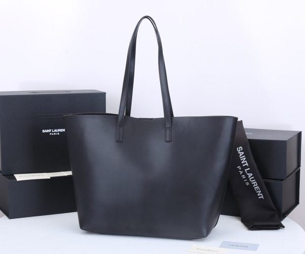 YSL Replica East/West Shopping Bag - Grained Leather - Image 2