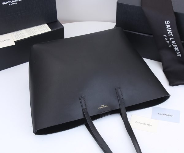 YSL Replica East/West Shopping Bag - Grained Leather - Image 7