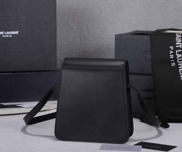 YSL Kaia Satchel Replica in Black/Beige - North/South Style - Image 3