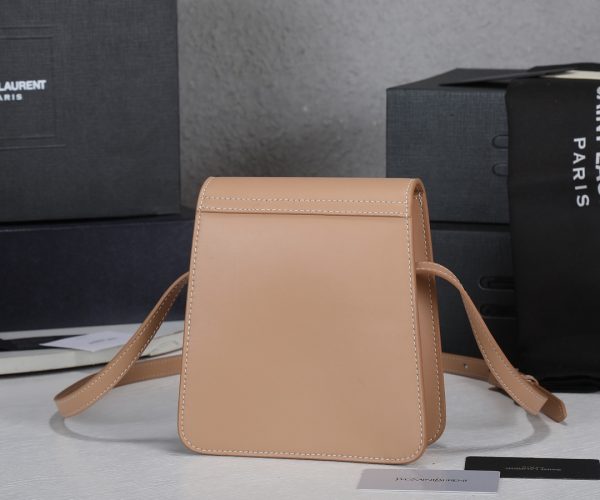 YSL Kaia Satchel Replica in Black/Beige - North/South Style - Image 8