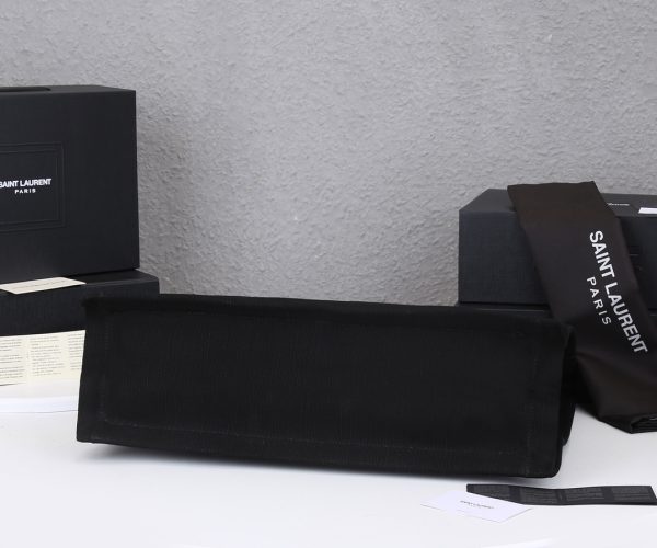 YSL Rive Gauche Linen & Leather Tote Bag Replica - Image 5
