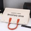 Best Replicas Bags - YSL Rive Gauche Linen & Leather Tote Bag Replica Shop For Best Louis Vuitton LV Replica Bags With Cheap Price