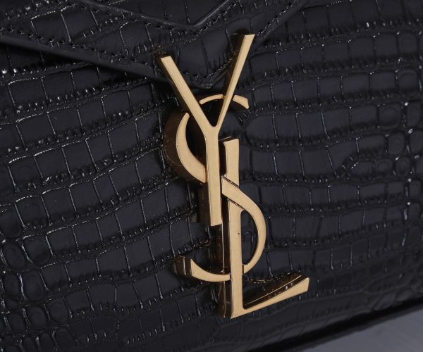 Replica YSL Cassandra Croc Leather Mini Top Handle Bag - Image 5