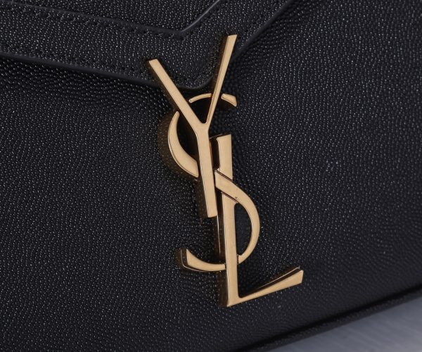 YSL Replica Grain Leather Mini Top Handle Bag - Cassandra Style - Image 4