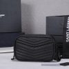 Best Replicas Bags - Replica YSL Lou Mini Bag in Black with Silver Hardware Shop For Best Louis Vuitton LV Replica Bags With Cheap Price