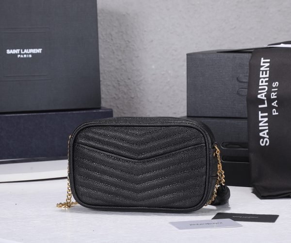 Replica YSL Lou Mini Bag with Gold Hardware - Image 2