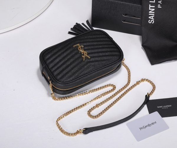 Replica YSL Lou Mini Bag with Gold Hardware - Image 3