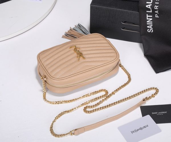 Replica YSL Lou Mini Bag with Gold Hardware - Image 8