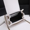 Best Replicas Bags - Replica YSL Mini Nolita Lambskin Bag - Black/White Shop For Best Louis Vuitton LV Replica Bags With Cheap Price
