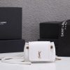 Best Replicas Bags - Replica YSL Mini Nolita Lambskin Bag - Black/White Shop For Best Louis Vuitton LV Replica Bags With Cheap Price