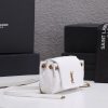 Best Replicas Bags - Replica YSL Mini Nolita Lambskin Bag - Black/White Shop For Best Louis Vuitton LV Replica Bags With Cheap Price