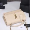 Best Replicas Bags - YSL Sunset Medium Replica Bag - Black & Beige Handle Design Shop For Best Louis Vuitton LV Replica Bags With Cheap Price