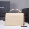 Best Replicas Bags - YSL Sunset Medium Replica Bag - Black & Beige Handle Design Shop For Best Louis Vuitton LV Replica Bags With Cheap Price
