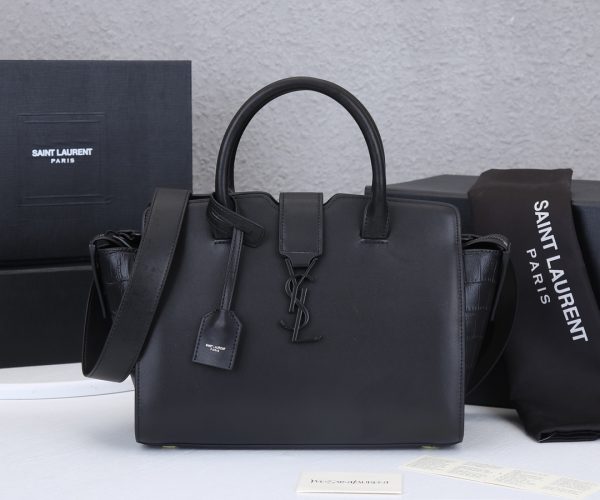 Replica YSL Monogram Cabas Downtown Leather Handbag